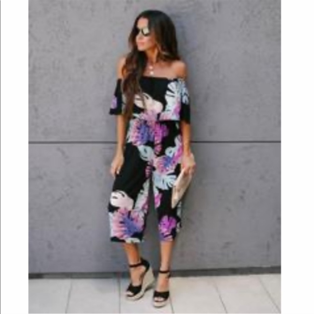 VICI Off The Shoulder Jumpsuit